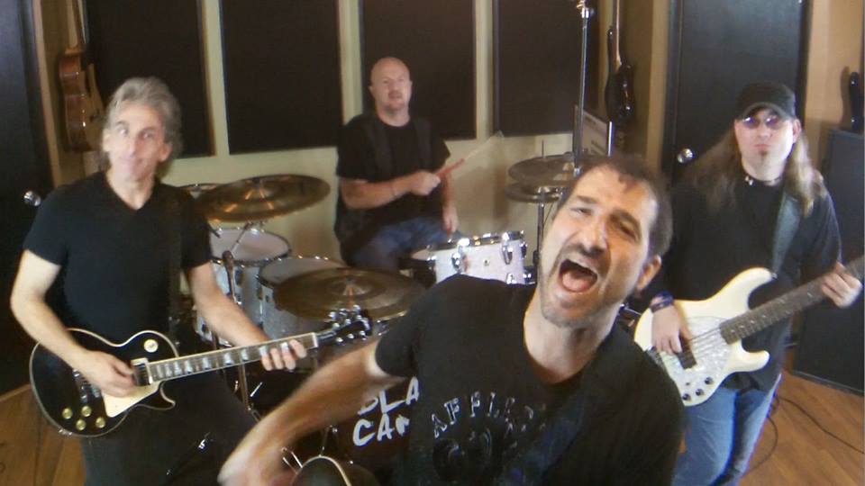 Artist recording in live room